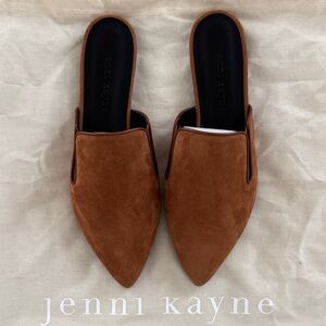 Jenni Kayne Suede Mules, Saddle